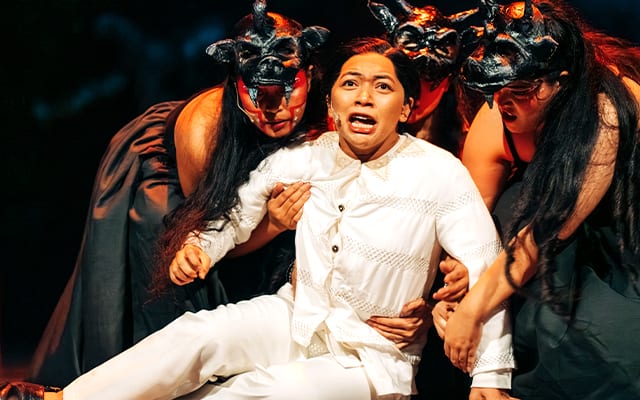 Gawad Buhay Best Actress Awardee Shaira Opsimar plays a gender-bent version of Mabini in Mabining Mandirigma